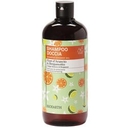 FAMILY - SHAMPOO-DOCCIA  FIORI D'ARANCIO & BERGAMOTTO  Bioearth