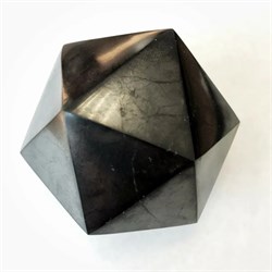 ICOSAEDRO DI SHUNGITE LUCIDA Cristalli e altro