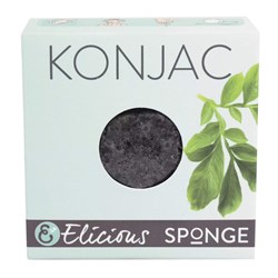 KONJAC SPONGE VISO - CARBONE DI BAMBOO Elicious