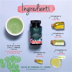 OMEGA 3 + VITAMINE A-D-E-K - INTEGRATORE Vegavero