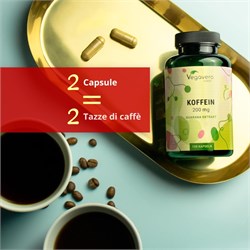 CAFFEINA 200mg - INTEGRATORE Vegavero