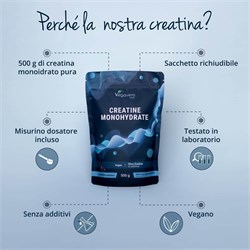 CREATINA MONOIDRATO - INTEGRATORE Vegavero