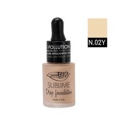 DROP FOUNDATION  SUBLIME  SOTTOTONO GIALLO PuroBio