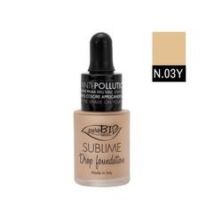 DROP FOUNDATION  SUBLIME  SOTTOTONO GIALLO PuroBio