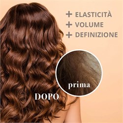 MASCHERA ELASTICIZZANTE  CAPELLI MOSSI  ALLE NOCCIOLE MaterNatura