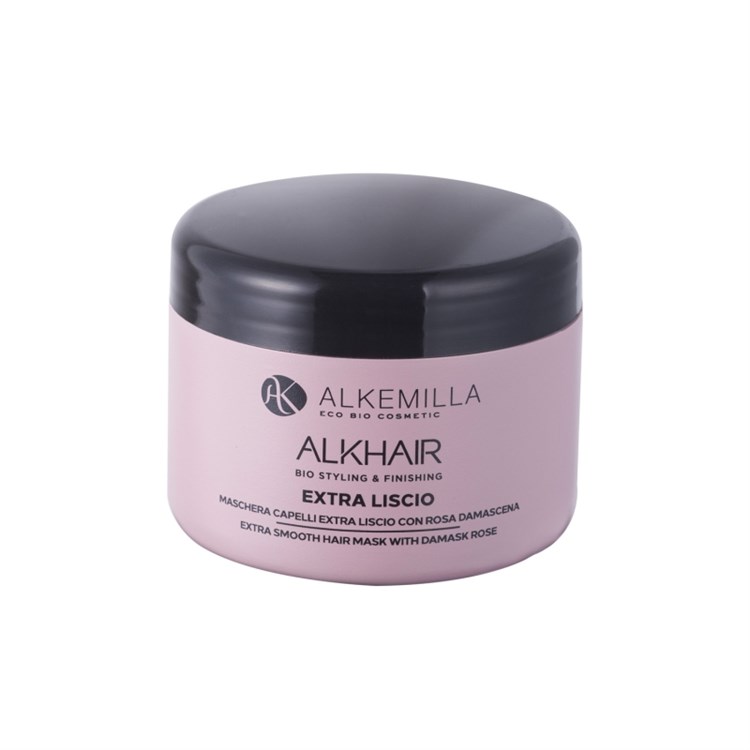 ALKHAIR - MASCHERA CAPELLI EXTRA LISCIO CON ROSA DAMASCENA Alkemilla Alkemilla