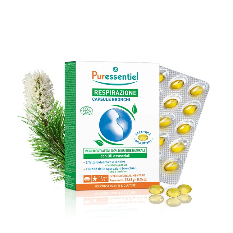 CAPSULE BRONCHI - RESPIRAZIONE Puressentiel Puressentiel