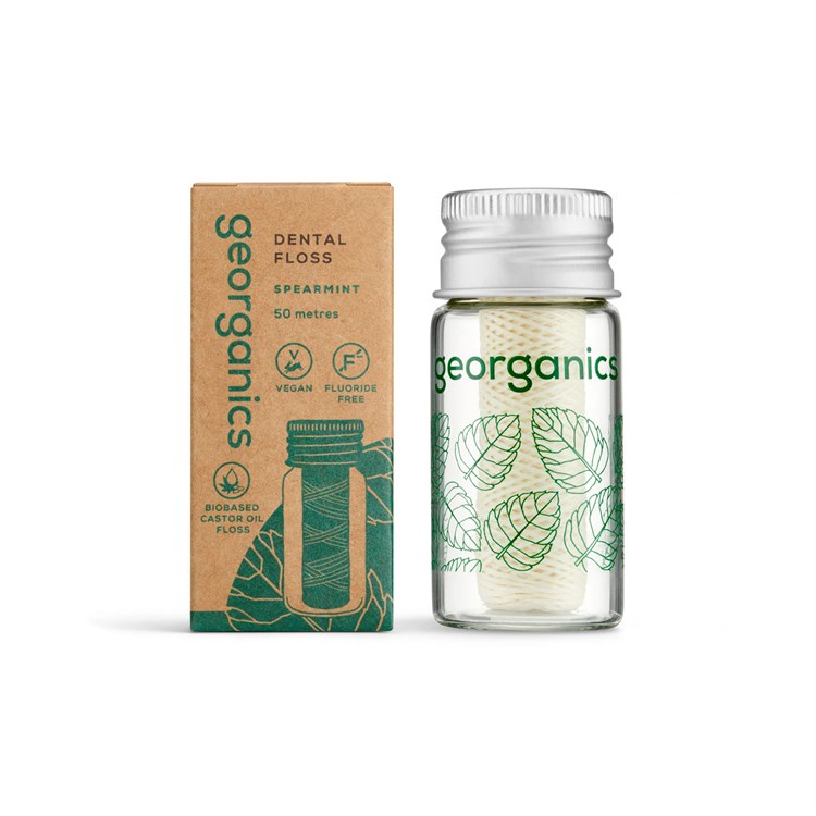 FILO INTERDENTALE CON MENTA VERDE Georganics Georganics