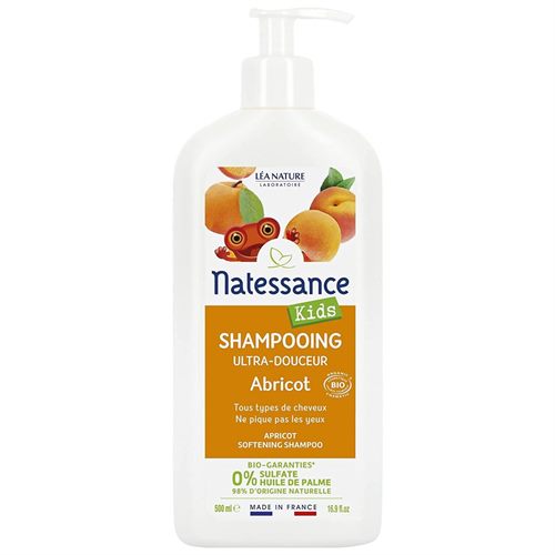 Shampoo-doccia bio per bimbi Lampone - Natessance