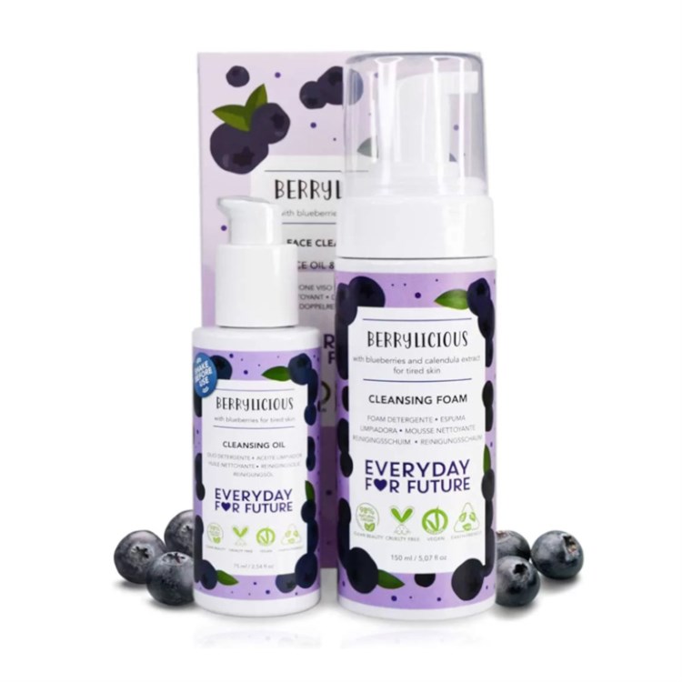 KIT DOPPIA DETERSIONE RASSODANTE - BERRYLICIOUS Everyday for future Everyday for future