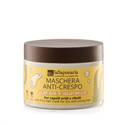 MASCHERA ANTI-CRESPO  ALOE & IALURONICO  La Saponaria