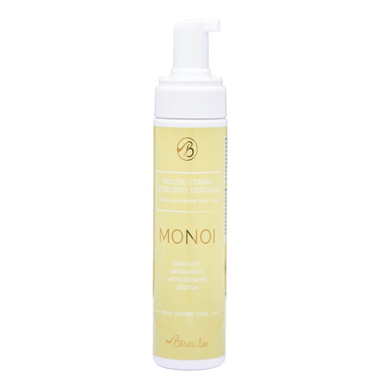 MONOI - MOUSSE CORPO DETERGENTE DOPO SOLE BisouBio BisouBio