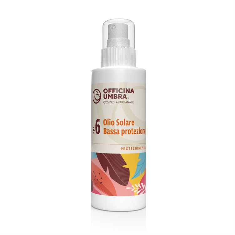 OLIO SOLARE BASSA PROTEZIONE SPF 6 Officina Umbra Officina Umbra