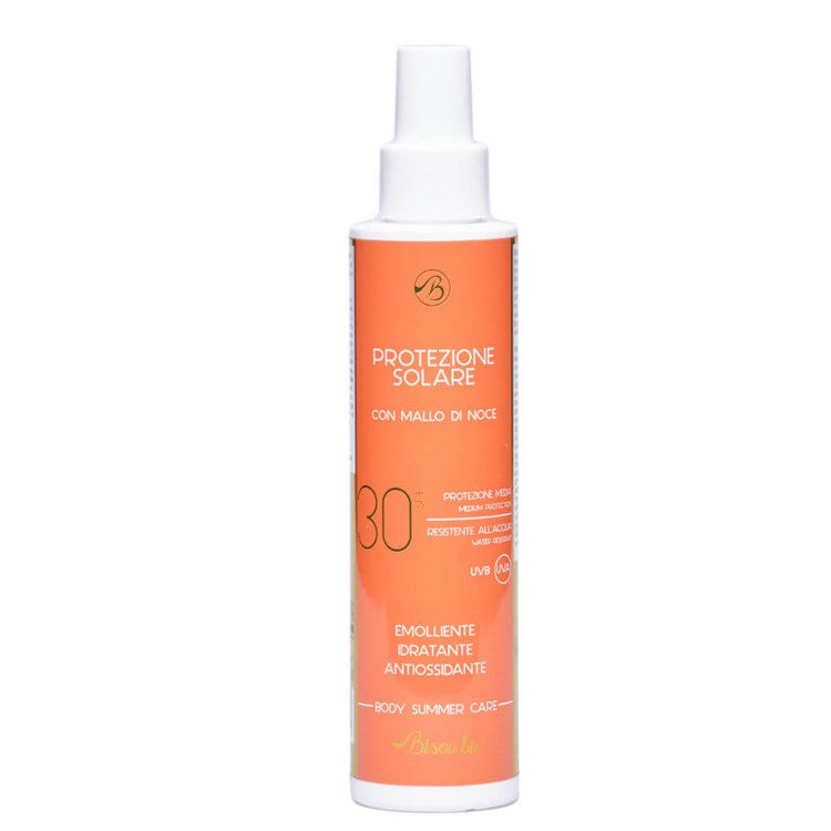 PROTEZIONE SOLARE CON MALLO DI NOCE SPF 30 BisouBio BisouBio