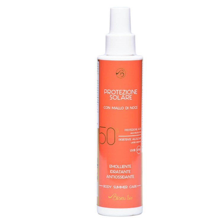 PROTEZIONE SOLARE CON MALLO DI NOCE SPF 50 BisouBio BisouBio