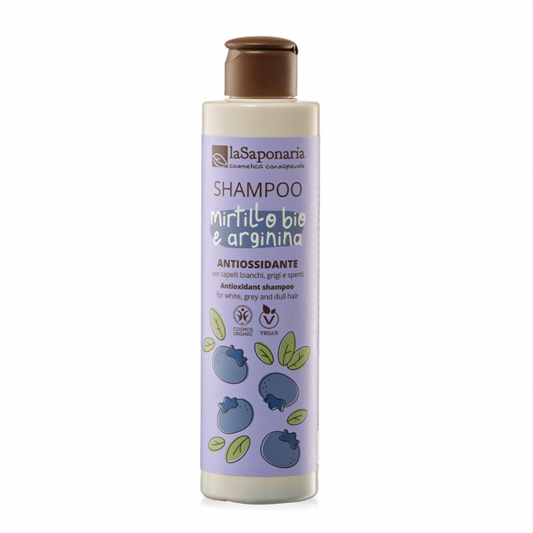 SHAMPOO ANTIOSSIDANTE - MIRTILLO E ARGININA La Saponaria La Saponaria