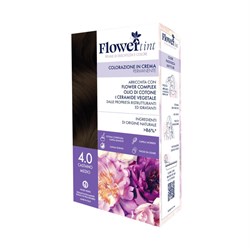 TINTA PER CAPELLI PERMANENTE - 4.0 CASTANO MEDIO FlowerTint