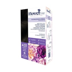 TINTA PER CAPELLI PERMANENTE - 4.01 CASTANO MEDIO FREDDO FlowerTint