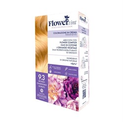 TINTA PER CAPELLI PERMANENTE - 9.3 BIONDO CHIARISSIMO DORATO FlowerTint