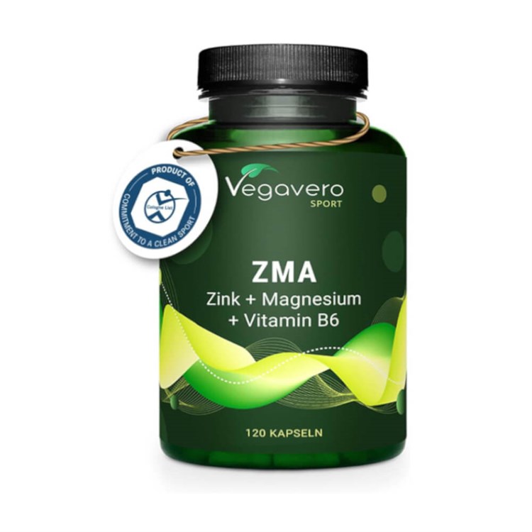 ZMA: ZINCO - MAGNESIO - VITAMINA B6 - INTEGRATORE Vegavero Vegavero