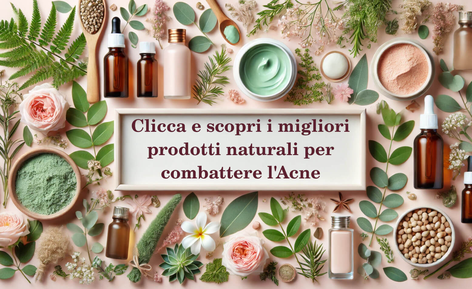 Vendita online dei migliori prodotti naturali contro l'acne