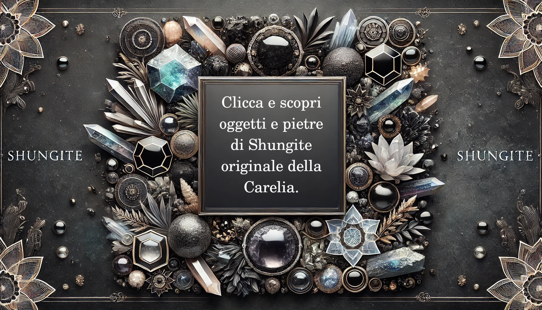 Vendita online di oggetti e pietre in Shungite originale della Carelia. La miglior qualità di Shungite